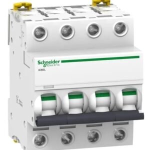 Disjoncteur miniature Acti9 iC60L, 16A Schneider Electric 4 pôles Type C 100V, 12 V, 130 V, 220 V, 240 V, 380 V, 400 V,