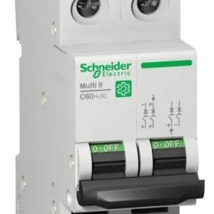 Disjoncteur miniature Multi9 M9F, 40A Schneider Electric 2 pôles Type C 500 V c.c., pouvoir de coupure 10 kA