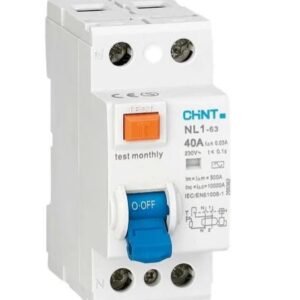 Interrupteur Différentiel CHINT, 2 pôles, Type c.a., 40A, 30 mA NL1 UNE-EN61008-1
