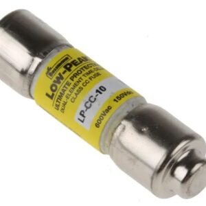 Fusible cartouche, 10A Eaton Type T Mélamine 600V c.a. 10 x 38 mm