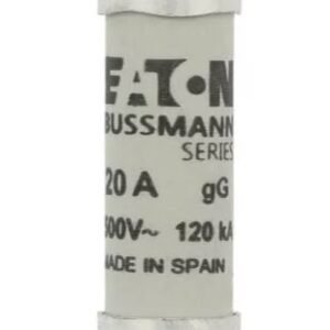 Fusible cartouche, 20A Eaton Type gG/gL Céramique 500V 10 x 38 mm