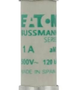 Fusible cartouche, 1A Eaton Type AM Céramique 500V 10 x 38 mm