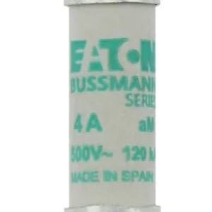Fusible cartouche, 4A Eaton Type AM Céramique 500V 10 x 38 mm