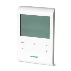 Thermostat Siemens RDE Dispositif de fixation murale Contrôleur de température ambiante, 2 sorties 1 entrées, On-Off 3V
