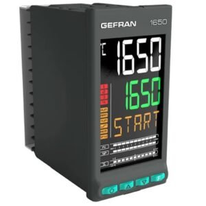 Régulateur de température Gefran 1650 Panneau On-Off, PID, 3 sorties 3 entrées, Logique 240V c.a. / V c.c.