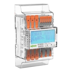 Compteur d'énergie LCD WAGO, 3 phases Compteur d'énergie Sortie d'impulsion 140 mm 72 mm