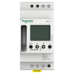 Minuterie Schneider Electric, 1 canaux 230V Numérique Vis