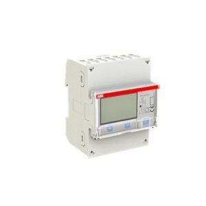 Compteur d'énergie LCD ABB 7 Digits, 3 phases Transformateur connecté Sortie d'impulsion 85 mm 97 mm 70 mm